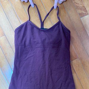 Lululemon Yoga Top with Bra